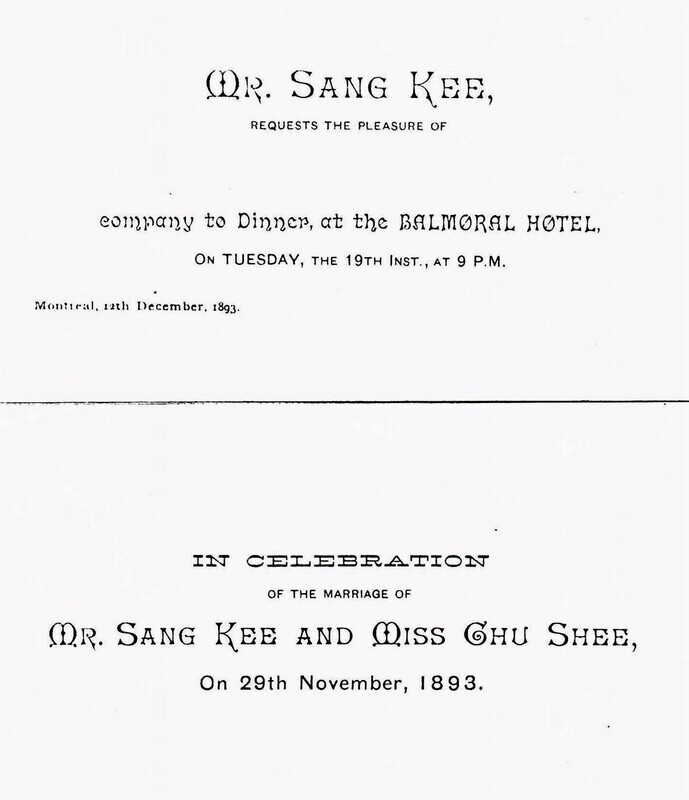 Announcing the wedding of Ho Sang Kee and Chu Shee