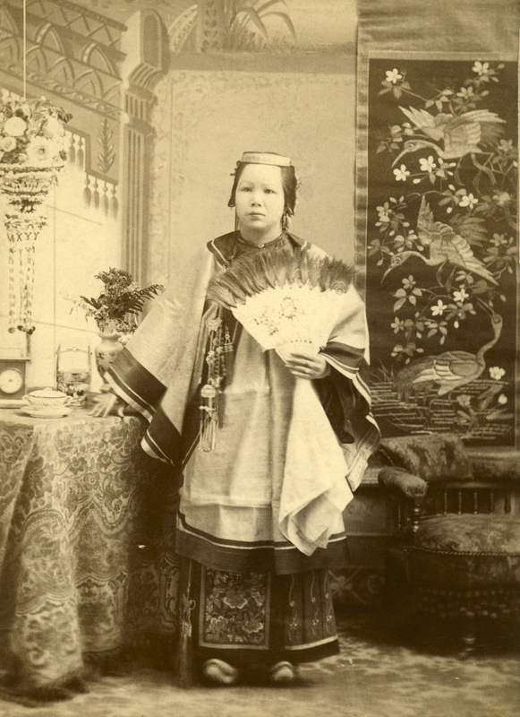 A photograph of Mrs. Wing Sing